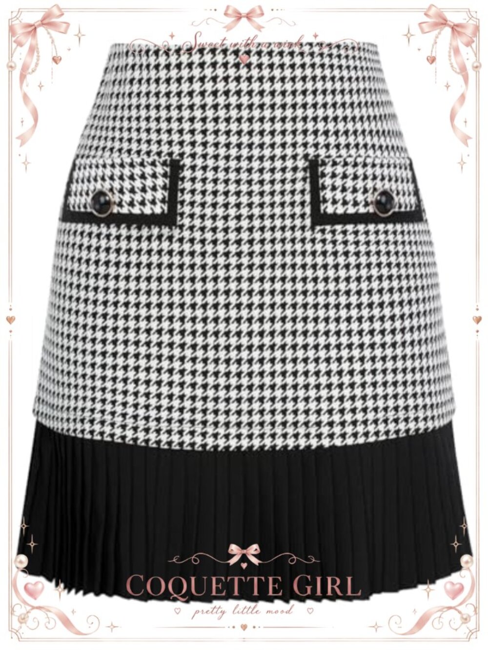 High Waist Pleated A-Line Mini Skirt Casual Preppy